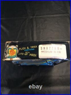 SHAZZAN HALLOWEEN COSTUME BEN COOPER Lite-Up Mask Hanna Barbera Vintage 1967