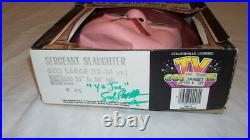 SIGNED! 1986 SGT SLAUGHTER Wrestling Halloween Costume WWF WWE Collegeville SIGNED! 1986 SGT SLAUGHTER Wrestling Halloween Costume WWF WWE Collegeville