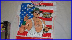 SIGNED! 1986 SGT SLAUGHTER Wrestling Halloween Costume WWF WWE Collegeville