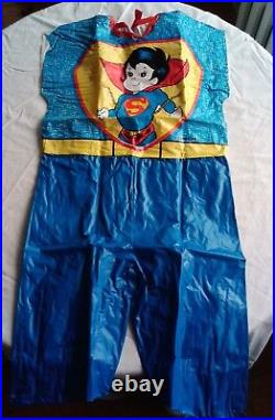 SUPERBOY vintage superboy VINYL mask costume DC comics 1976 TOT 3 4 5 ben cooper