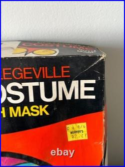 SUPER RARE 1970s KING FEATURES HALLOWEEN COSTUME THE PHANTOM COMPLETE BOX