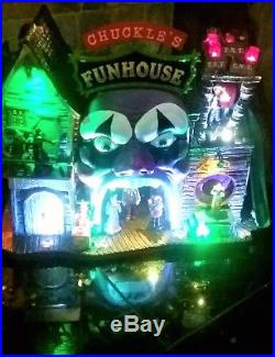 SUPER RARE RETIRED NEW Lemax Spooky CHUCKLE'S FUNHOUSE #35547, HALLOWEEN