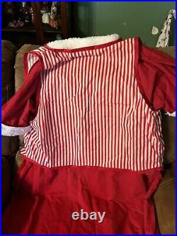 Santa's Best Suit Size Up To 48 Chest Christmas Outfit Costume Mrs Clause Vtg