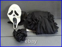 Scream Ghost Face Movie Costume 1997 Fun World Mask Hood Robe Easter Unlimited