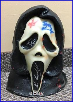Scream Ghostface Signed Mask Bust Rare 1997 11 Life Size Horror Prop wes craven