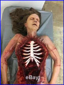 Screen used CORPSE with EXPOSED RIBCAGE. Undeniably epic and awesome. Gore/blood