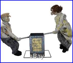 See Saw Dolls Playground Halloween Decoration Animated Prop Haunted House