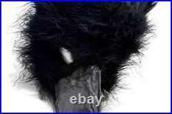 Sexy Costume Black & Purple Feather Corset XL Raven Mask Accessories Halloween