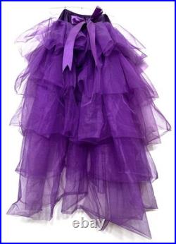 Sexy Costume Black & Purple Feather Corset XL Raven Mask Accessories Halloween