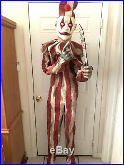Silent And Deadly Clown Spirit Halloween Carnival Prop Animated Animatronic Rare