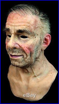 Silicone Mask Old Man Glen Halloween Hand Made, Pro Realistic High Quality