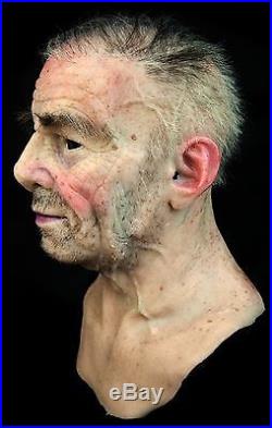 Silicone Mask Old Man Glen Halloween Hand Made, Pro Realistic High Quality