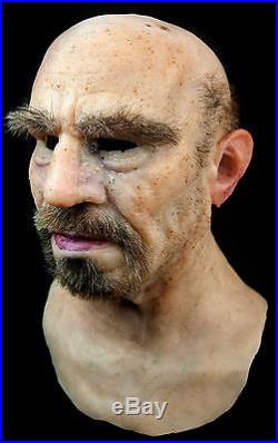 Silicone Mask Old Man Marcus Hand Made, Halloween High Quality, Realistic