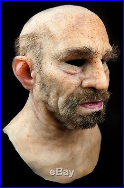 Silicone Mask Old Man Marcus Hand Made, Halloween High Quality, Realistic