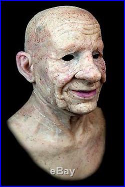Silicone Mask Old Man Marvin Halloween Hand Made Realistic High Quality