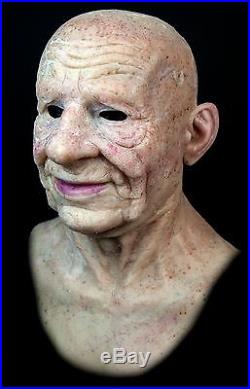 Silicone Mask Old Man Marvin Halloween Hand Made Realistic High Quality