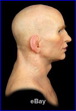 Silicone Mask Young Man Hans Hand Made, Halloween High Quality, Full Hair