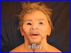 Silicone mask Ready To Ship Realistic Real Flesh Mask Halloween Oriental Old Man