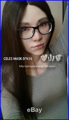 Silicone rubber female mask ultra-realistic (SF-N16/17)