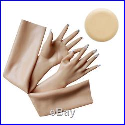 Soft Silicone Rubber Female Gloves Femini Lifelike Female Hand SG2