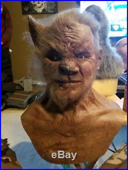 Spfx Rare Wolfman Silicone Mask Fx Werewolf Not Latex Haunt Realistic Costume