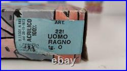 Spiderman Uomo Ragno Costume Abito Carnevale Vintage Size 0 New Halloween 70s