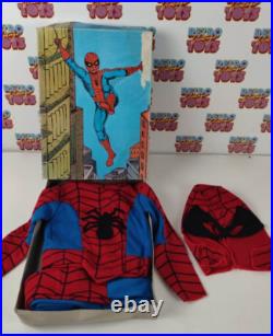 Spiderman Uomo Ragno Costume Abito Carnevale Vintage Size 0 New Halloween 70s