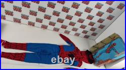 Spiderman Uomo Ragno Costume Abito Carnevale Vintage Size 0 New Halloween 70s