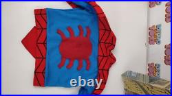 Spiderman Uomo Ragno Costume Dress Fancy Vintage Tg. 1 New Halloween'70'80