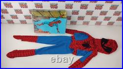 Spiderman Uomo Ragno Costume Dress Fancy Vintage Tg. 1 New Halloween'70'80