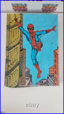 Spiderman Uomo Ragno Costume Dress Fancy Vintage Tg. 1 New Halloween'70'80