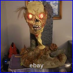 Spirit Halloween 2008 Rare Voice From the Grave Animated Prop