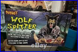 Spirit Halloween Animated'wolf Spitter Prop Store Display New Super Rare