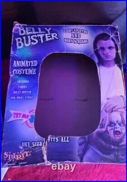 Spirit Halloween Belly Buster With Box 2008 Costume Prop Animatronic Rare Works