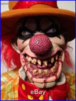 Spirit Halloween Uncle Charlie Clown decoration haunted house rare life size