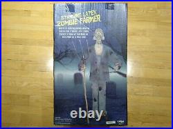 Standing Latex Zombie Farmer prop spirit Halloween (FREE SHIP)