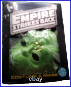 Star Wars Empire Strikes Back Yoda Ben Cooper mask outfit Costume S 1980s w box