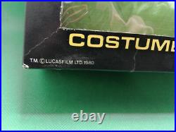 Star Wars Empire Strikes Back Yoda Ben Cooper mask outfit Costume S 1980s w box