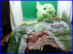 Star Wars Empire Strikes Back Yoda Ben Cooper mask outfit Costume S 1980s w box