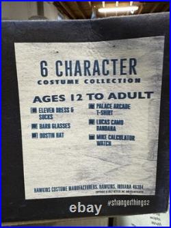 Stranger Things Halloween 2017 6 Character Costume Set Rare Promo HTF Limited