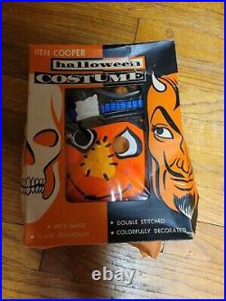 Strawman Scarecrow Halloween Costume 1967 Ben Cooper VTG box nostalgia large