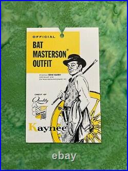 Super Rare Unused Vintage 50s TV BAT MASTERSON Costume Outfit New in Box, Size 8