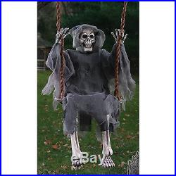 Swinging Reaper Halloween Decoration Haunted House Prop Spooky Party Scary Decor