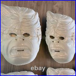 TEN Vintage 70's Ben Cooper INCREDIBLE HULK MARVEL Halloween Masks Costume NEW