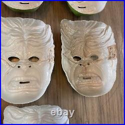 TEN Vintage 70's Ben Cooper INCREDIBLE HULK MARVEL Halloween Masks Costume NEW