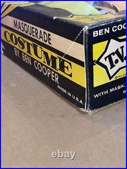 TOP CAT Halloween Costume & Mask By Ben Cooper 1960's In Rare Orig Box EXC NOS
