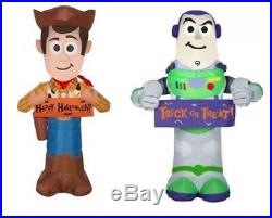 TOY STORY WOODY & BUZZ LIGHTYEAR HALLOWEEN Airblown Yard Inflatable