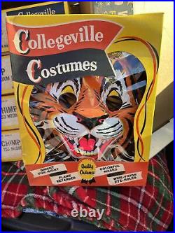 TWELVE Vintage Collegeville Halloween Costumes-Bugs Bunny (3) Tiger (4) Chimp 5