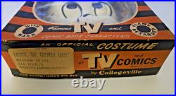TWO Vtg 1950s & 1960s Collegeville'CASPER' Halloween Costumes Mask Box Med 8-10