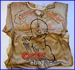 TWO Vtg 1950s & 1960s Collegeville'CASPER' Halloween Costumes Mask Box Med 8-10